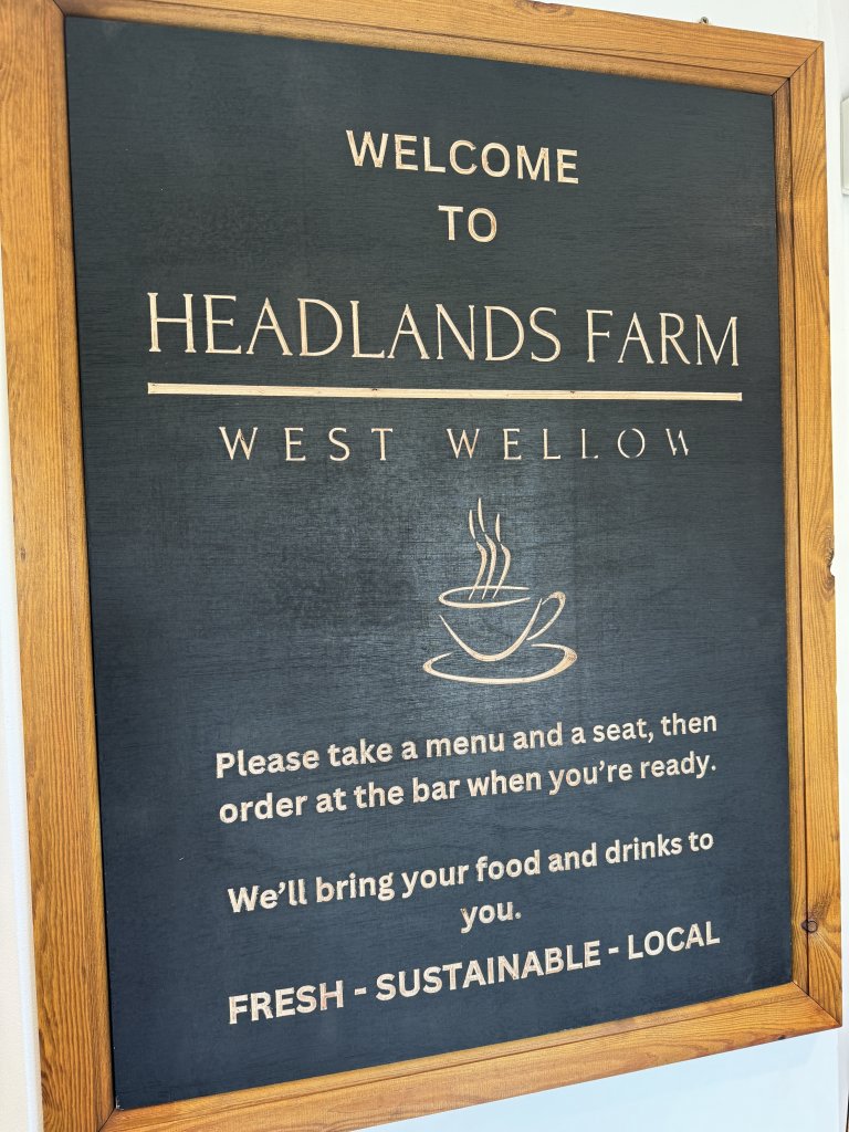 Headlands farm sign