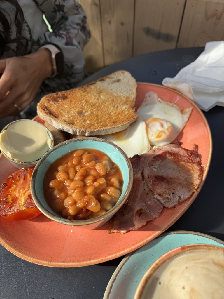Headlands Lodge english breakfast