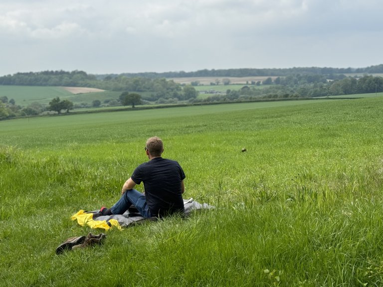 A Cheriton walk in Hampshire with campsite cafe and brewery