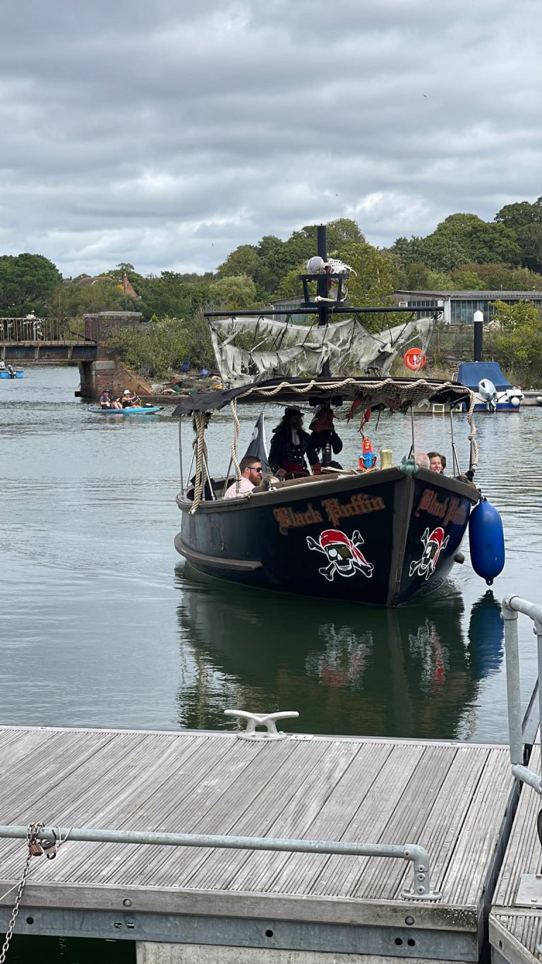 Arr, Matey! Try out the pirate life with a fun boating adventure in Lymington