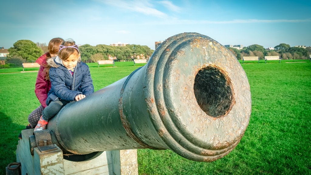 Old cannon in Southsea