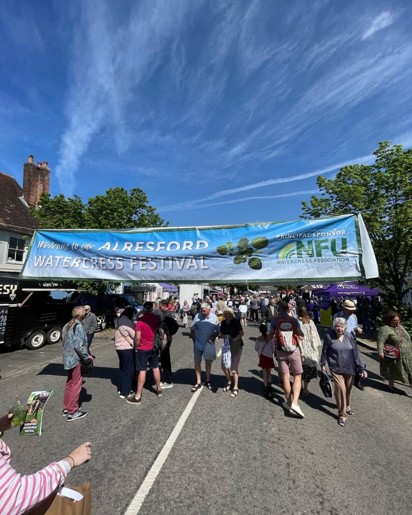 Alresford watercress festival banner