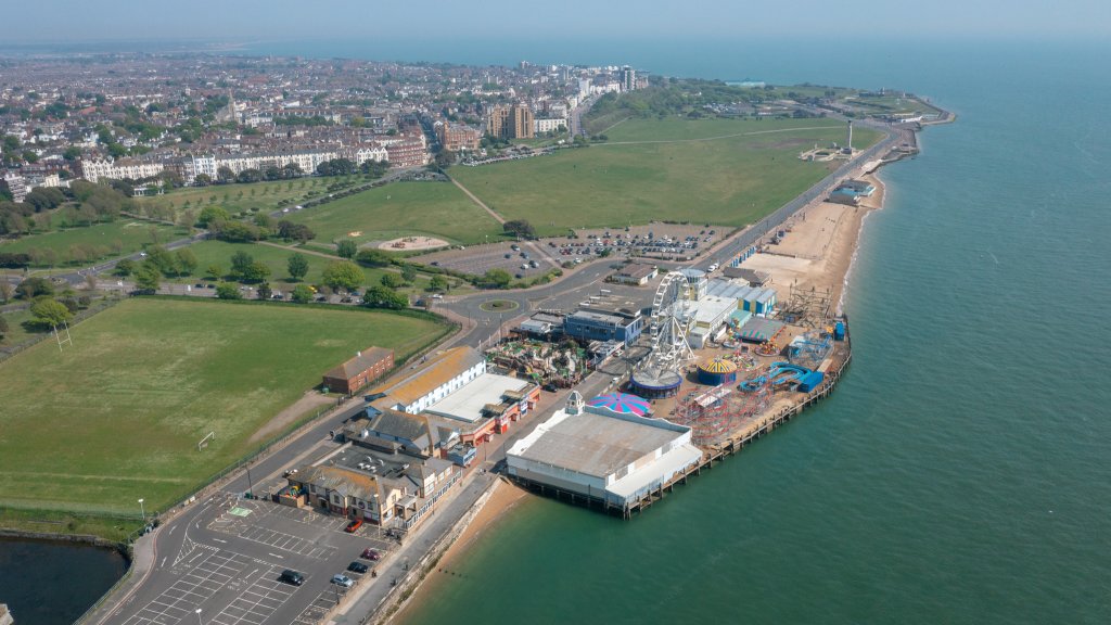 aerial view of Southsea, Portsmouth