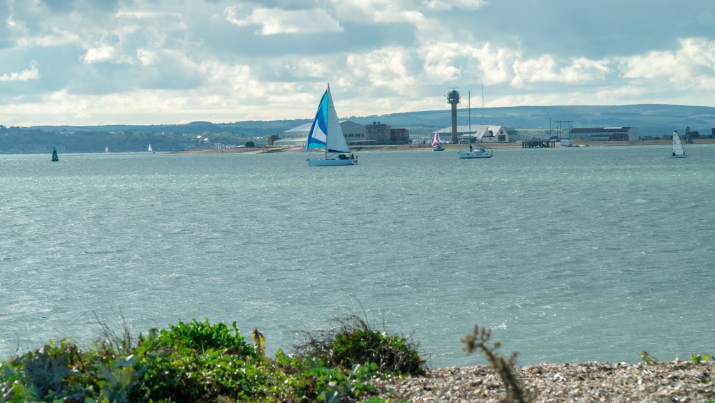 a boat sailing on the Solent